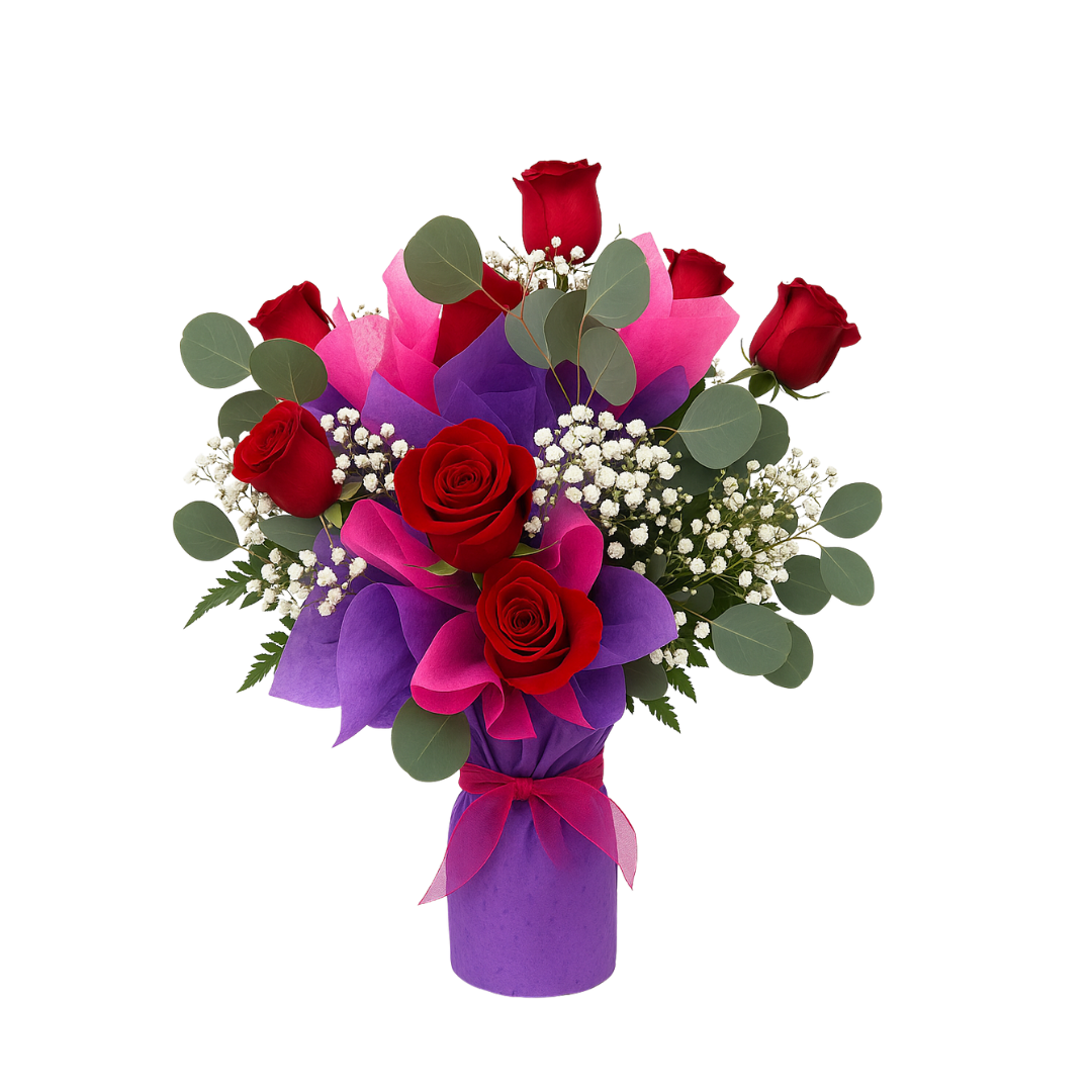 Crimson Radiance Bouquet